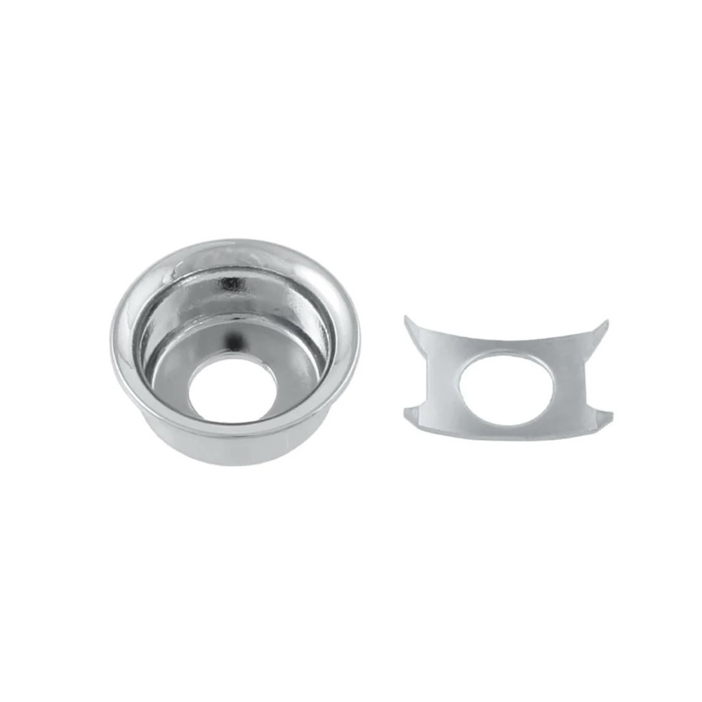 Allparts Tele Jackplate And Clip - Chrome