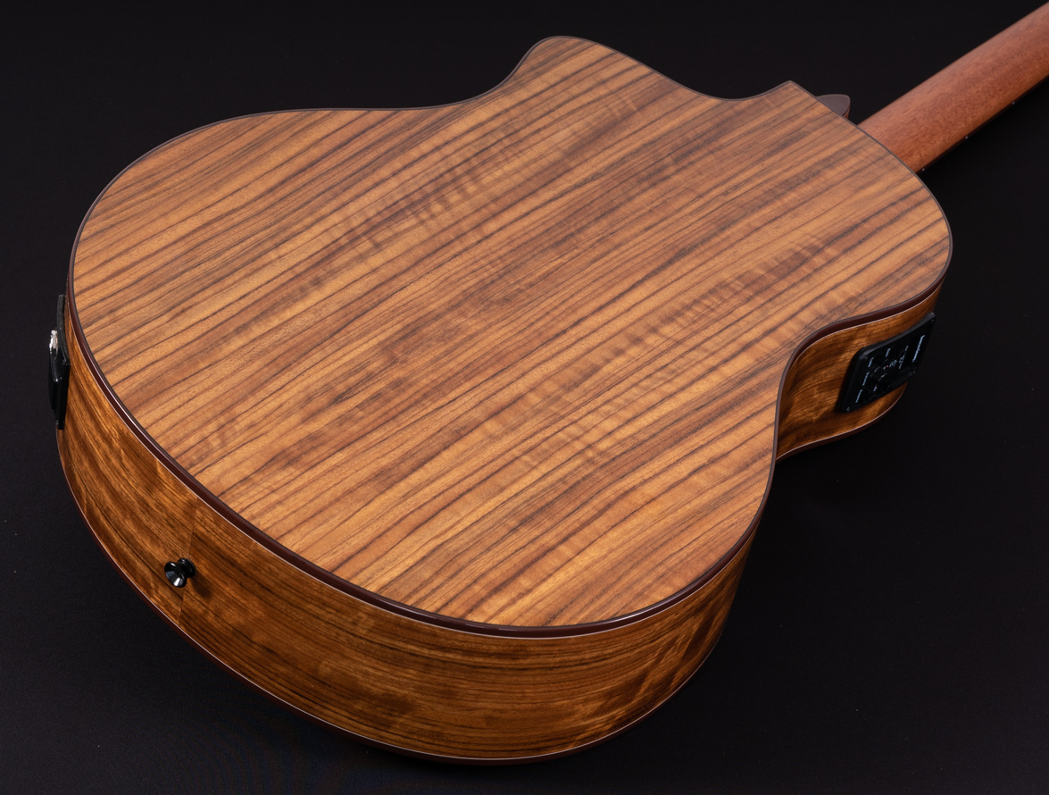 Washburn Washburn Bella Tono Studio 9 Charcoal Spruce Top Vine Inlay AC/EL - Guitars