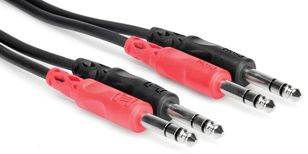 Hosa CSS-203 Stereo Interconnect Dual 1/4  &hellip;