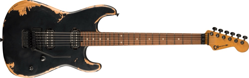Charvel Charvel Pro-Mod Relic San Dimas Style 1 HH, Floyd Rose, Weathered Black - Guitars