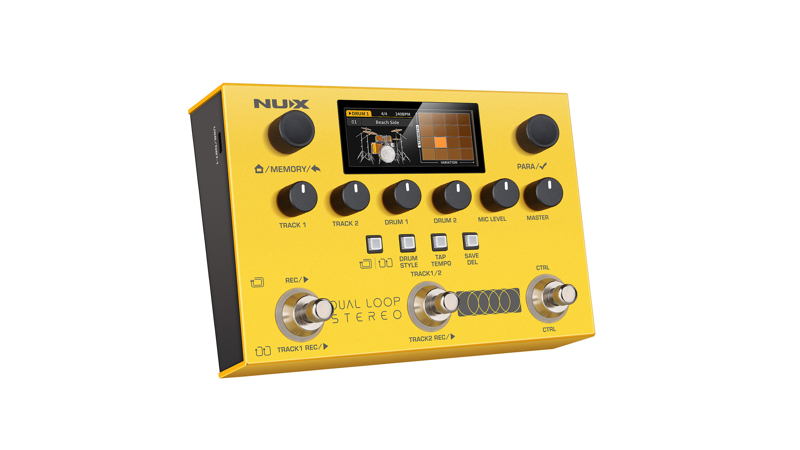 NUX NUX Dual Loop Stereo Looper Effects Pedal - Effects