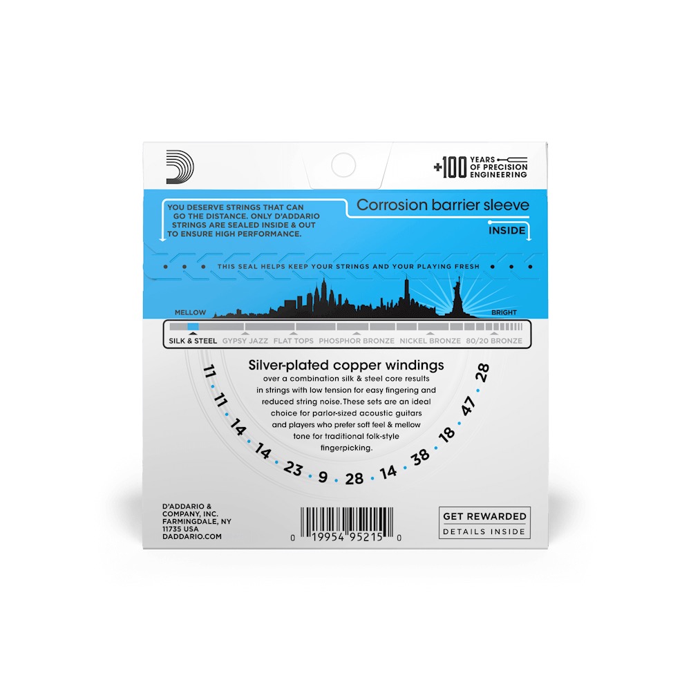 D'Addario D'Addario EJ35 12 String Silk & Steel - Strings