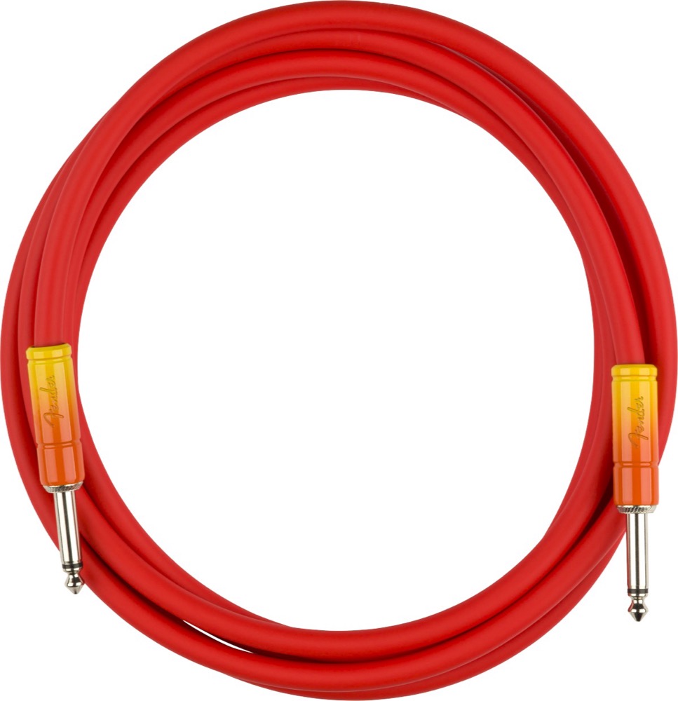 Fender Fender 10 Foot Ombre Series Instrument Cable In Belair Blue - Cables