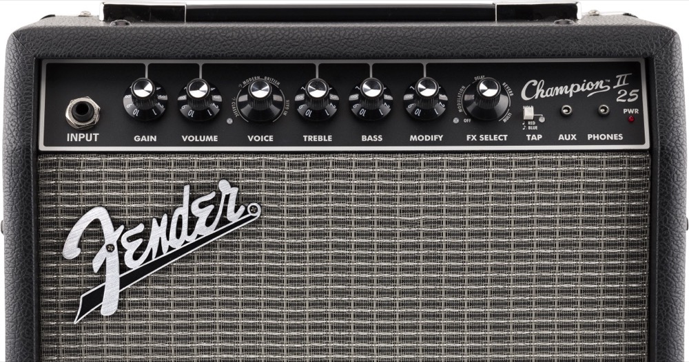 Fender Fender Champion II 25 Watt Guitar Amp Combo With Effects - Guitars