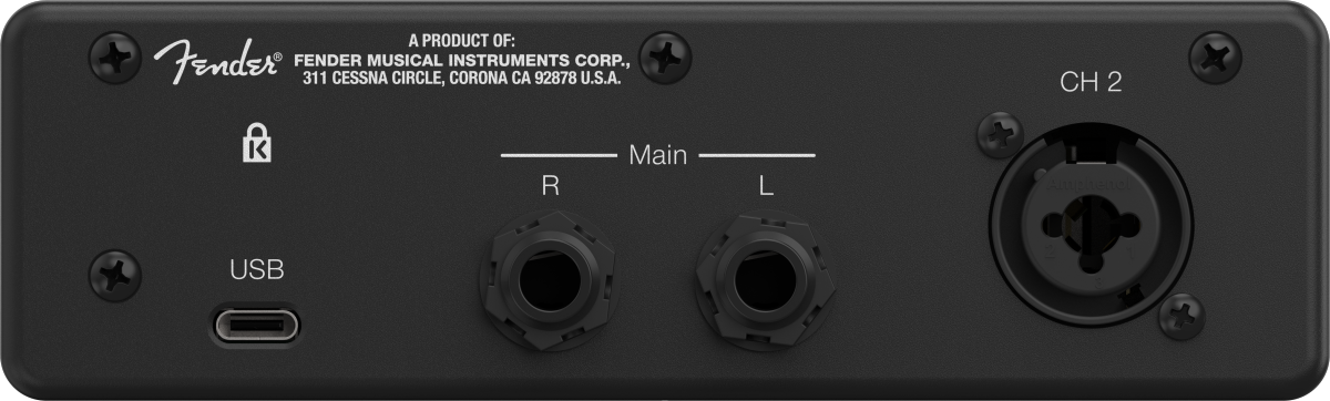 PreSonus Fender Quantum LT2 2x2 USB-C Audio Interface - Recording