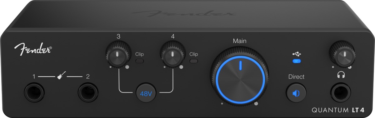 Fender Quantum LT4 4x2 USB-C Audio Interface
