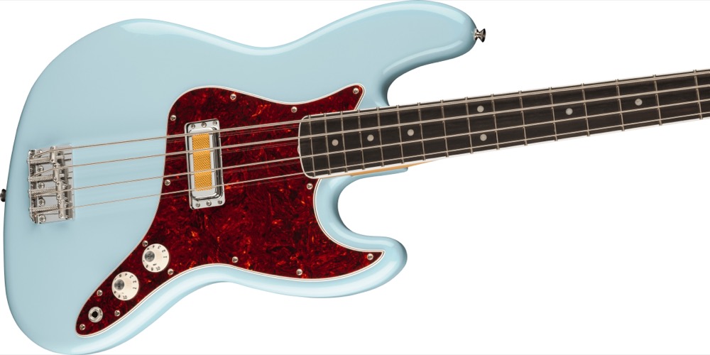 Fender Fender Gold Foil Jazz Bass In Sonic Blue w/Bag - Basses