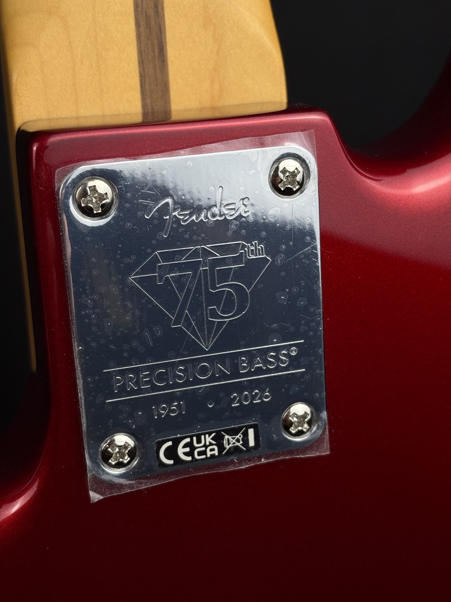 Fender Fender 75th Anniversary Player II Precision Bass, Candy Apple Red - Basses