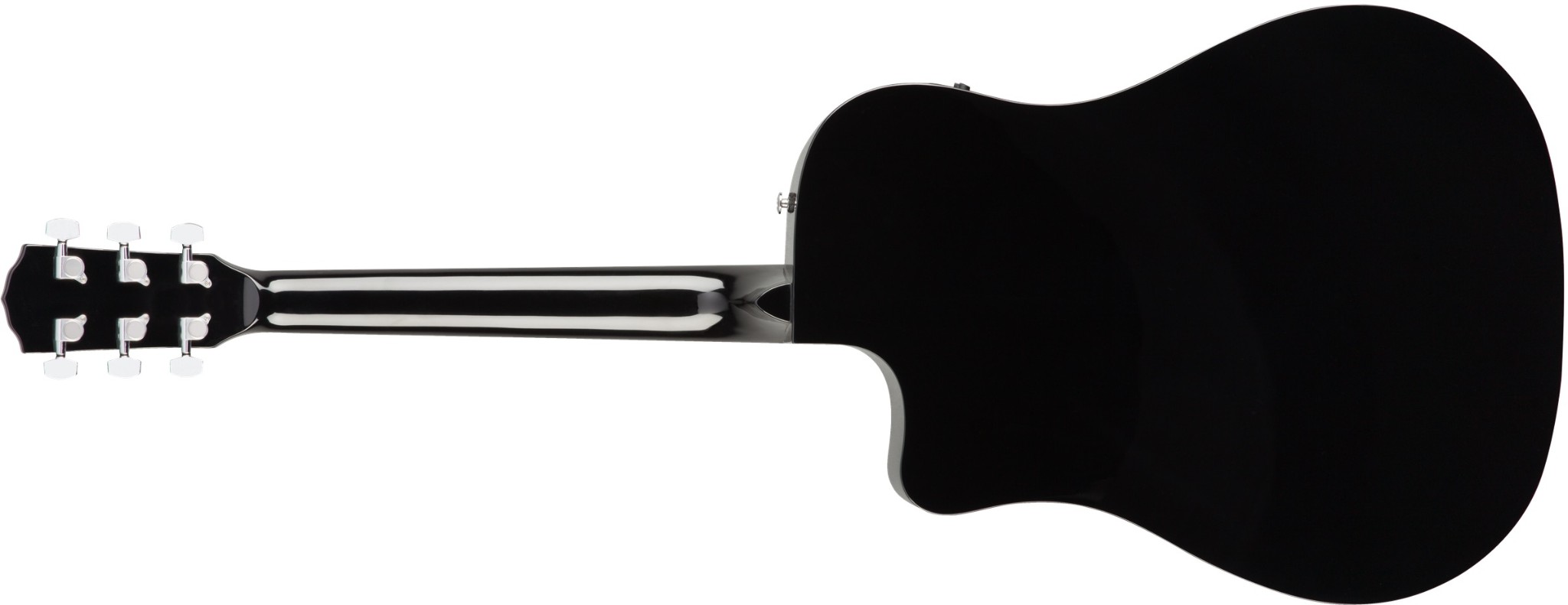 Fender Fender CD-60SCE Solid Top Dreadnought Acoustic With Pickup In Black - Guitars