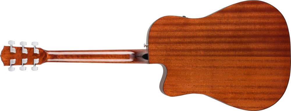 Fender Fender CD-60SCE Solid Top Dreadnought Acoustic With Pickup All Mahogany - Guitars