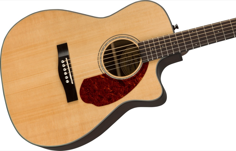 Fender Fender CC-140SCE Cutaway Acoustic Electric Solid Top w/Case - Guitars