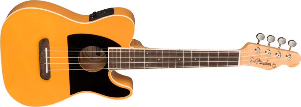 Fender Fender Fullerton Tele Uke Concert Butterscotch Blonde - Ukuleles