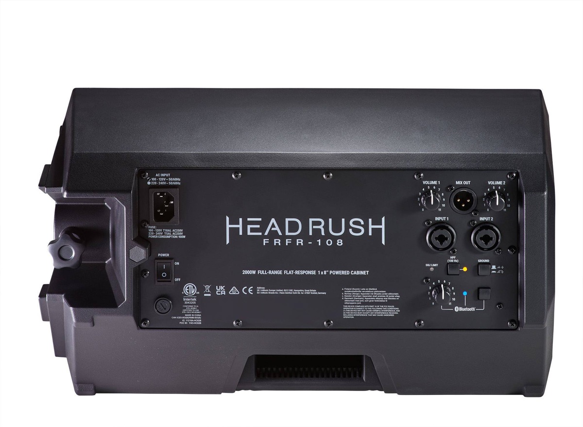 Headrush HeadRush FRFR108 MK2 8 Inch Powered Cabinet w/Bluetooth - Live Sound, DJ