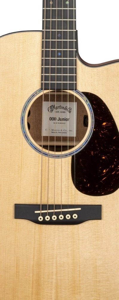 Martin Martin 000CJr-E Junior Acoustic w/Pickup, Padded Case - Guitars
