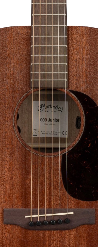 Martin Martin 000Jr-E Sapele Junior Acoustic w/Pickup, Padded Case - Guitars