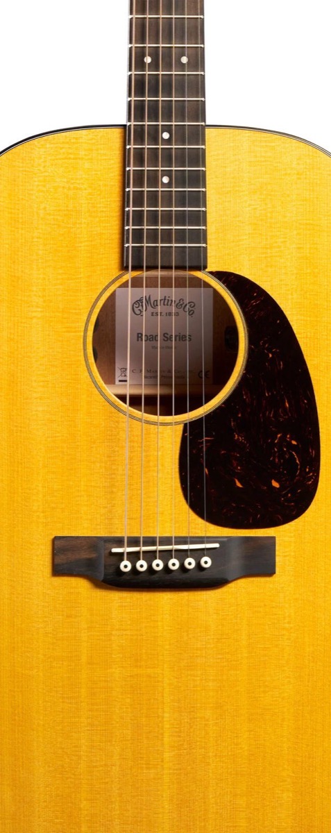 Martin Martin D-10E Retro Road Series Sitka Top Satin Acoustic w/Pickup and Padded Case - Guitars