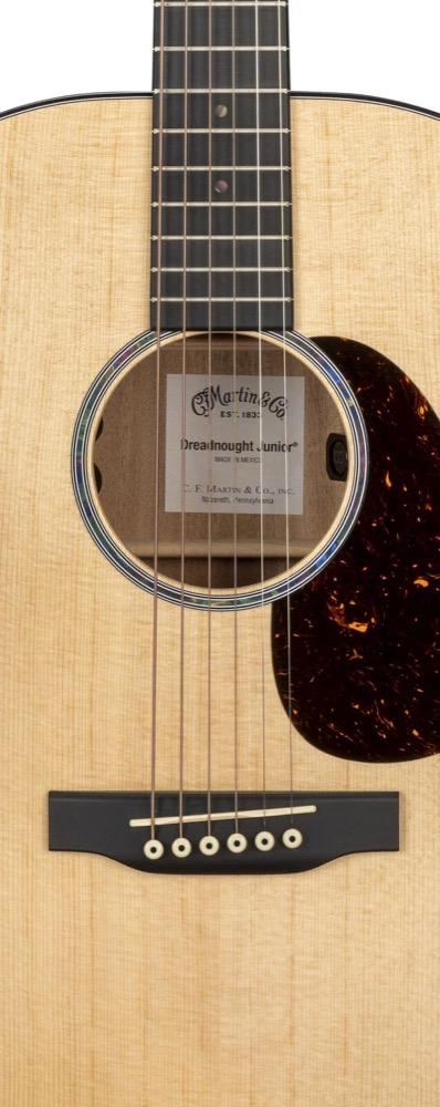 Martin Martin DJr-E Dreadnought Junior Acoustic w/Pickup, Padded Case - Guitars