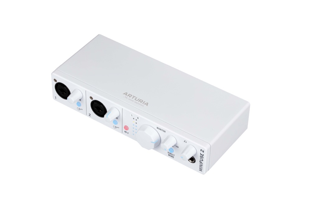 Arturia Arturia Minifuse 2 Compact USB Audio Interface, White - Recording