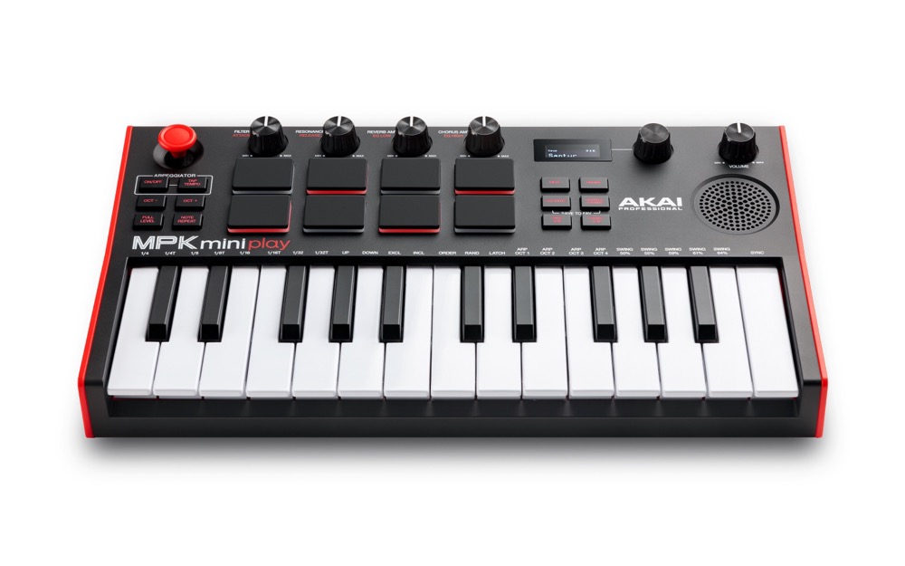 Akai Akai MPK mini Play Mk3 Mini Controller Keyboard With Built In Speakers - Recording