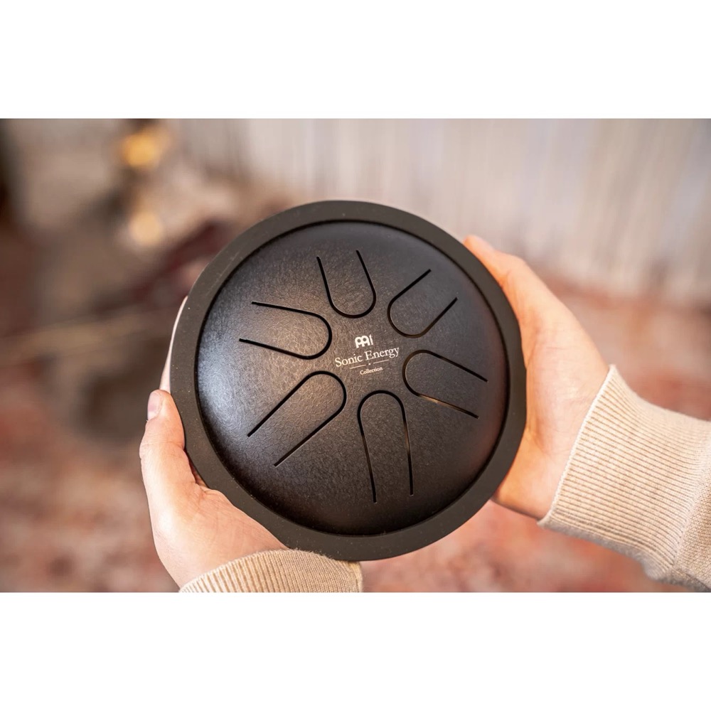 Meinl Meinl Mini Tongue Drum - 6", Steel, C Major, Black - Drums