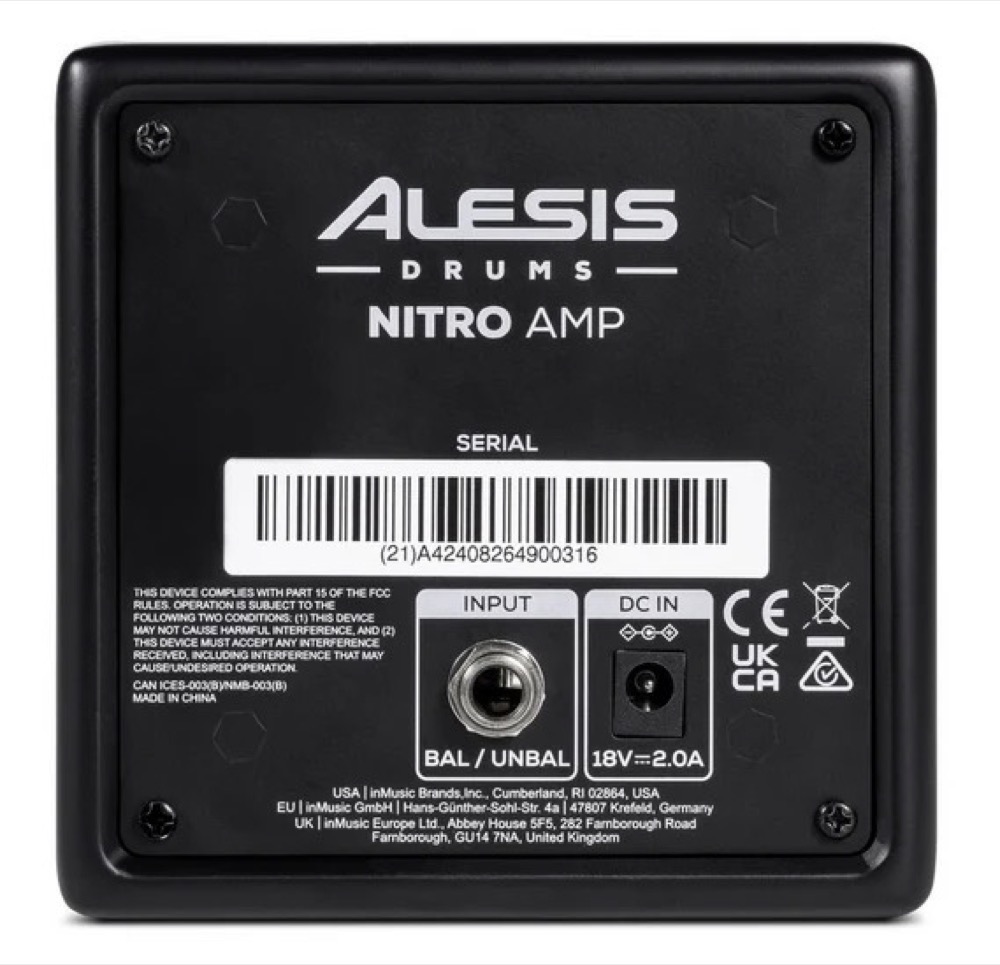 Alesis Alesis Nitro Amp 70W Compact Personal Drum Monitor - Drums