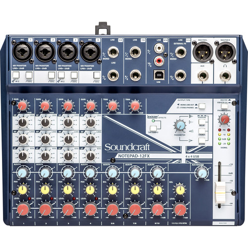 Soundcraft 12 Channel Mixer with USB and  &hellip;