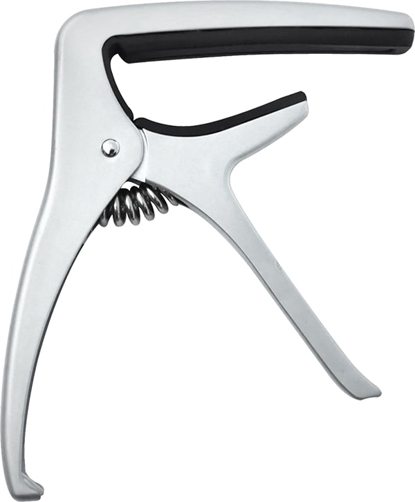 Profile Clamp Capo in Silver w/Pin Puller