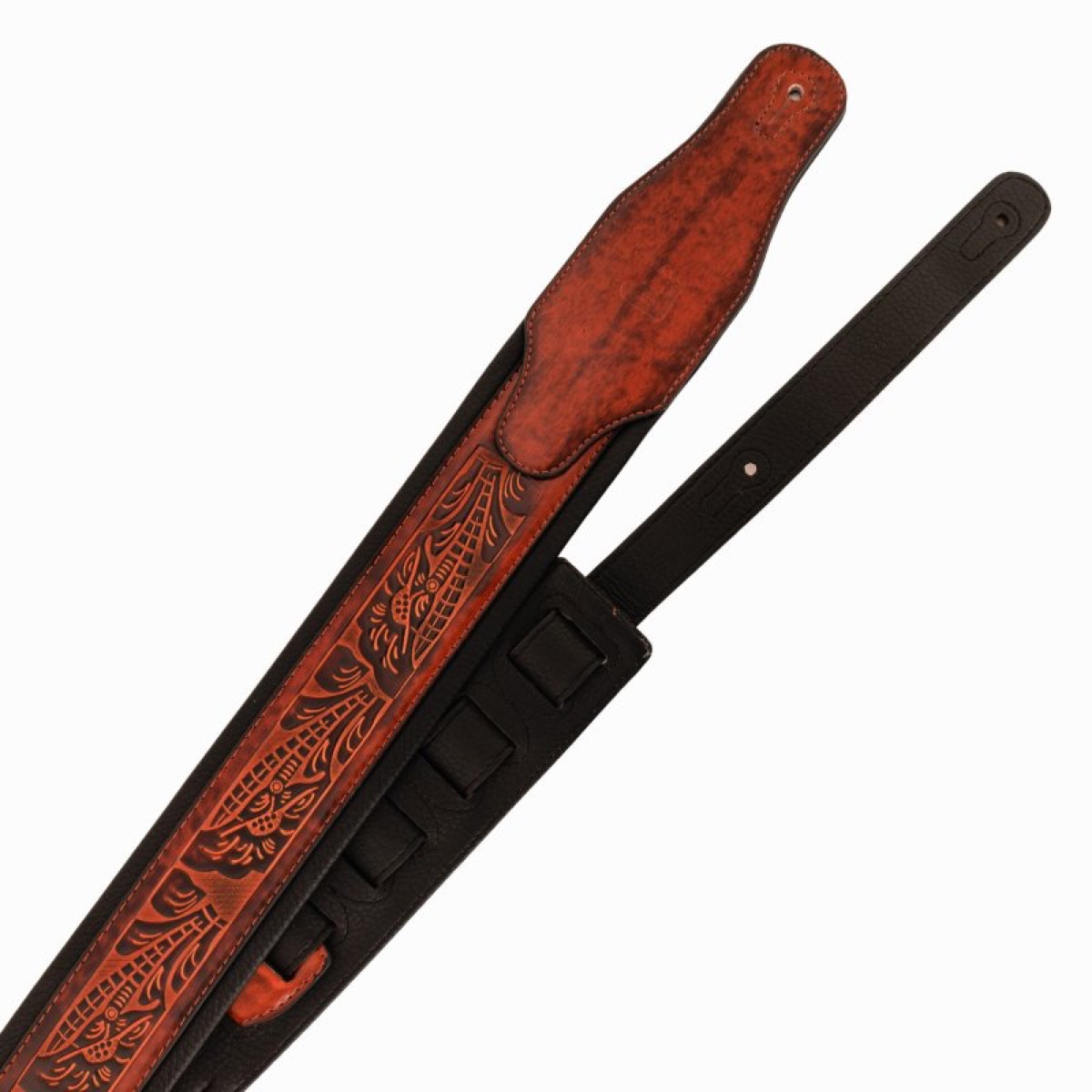 Profile Leather Padded Strap With Tooled  &hellip;
