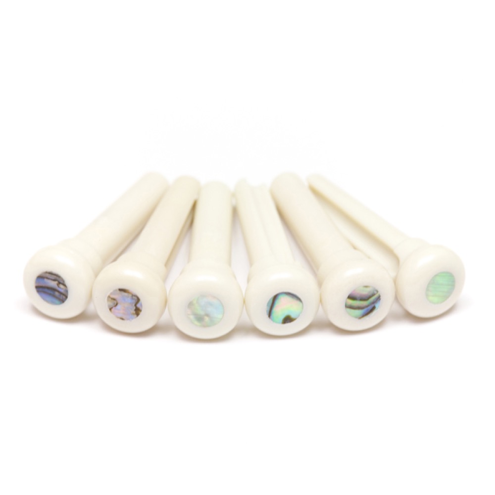 Graph Tech Tusq Bridge Pins White with 4mm  &hellip;
