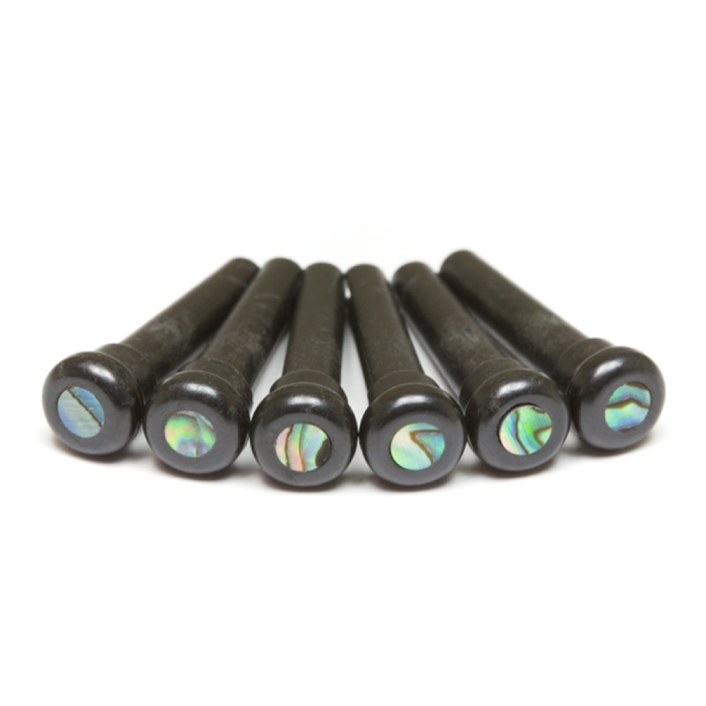 Graph Tech Tusq Bridge Pins Black with 4mm  &hellip;
