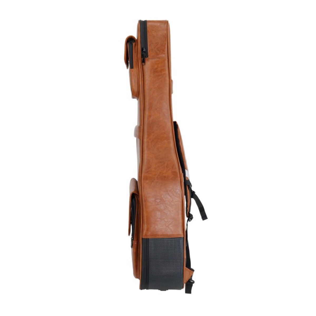 Profile Profile Pro Dreadnought Semi-Rigid Gig Bag, Faux Leather, Brown - Guitars