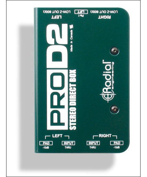 Radial ProD2 Passive Stereo Direct Box