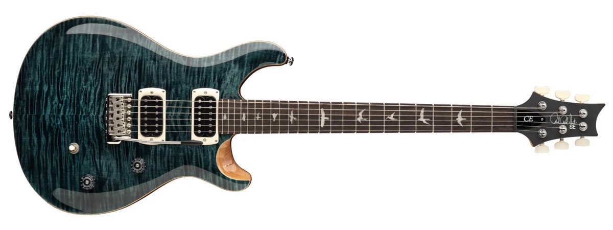 PRS PRS SE CE 24 - Slate Blue, Rosewood, Gig Bag - Guitars