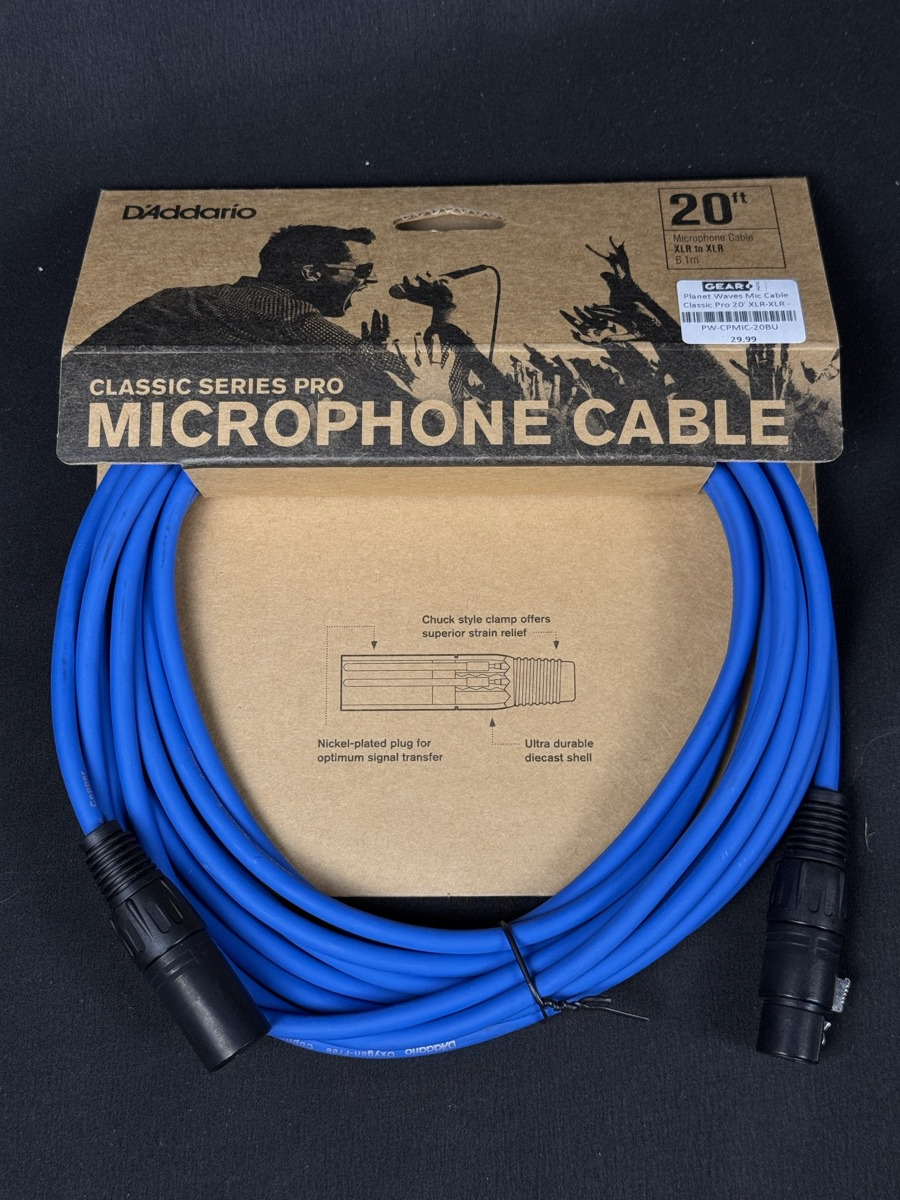 Planet Waves Mic Cable Classic Pro 20' XLR-XLR -  &hellip;