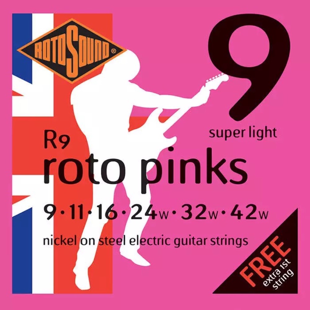 Rotosound R9 Roto Pinks Nickel Electric  &hellip;