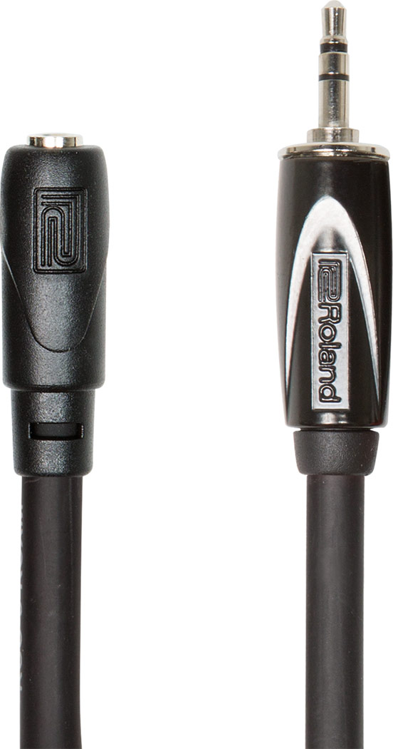 Roland Roland 25ft 1/8" TRS To 1/8" Female Headphone Extension Cable - Recording