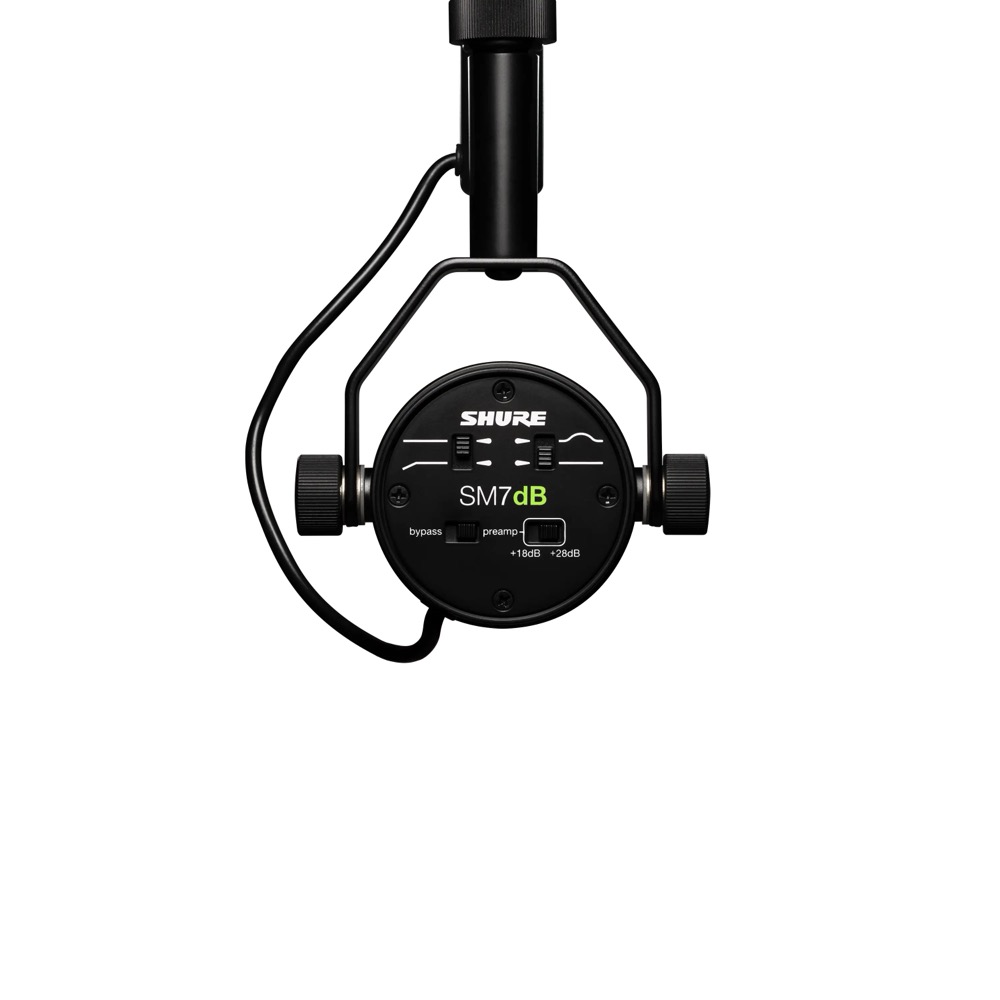 Shure Shure SM7dB Broadcast Cardioid Dynamic Mic w/Built-in Active Preamp - Recording