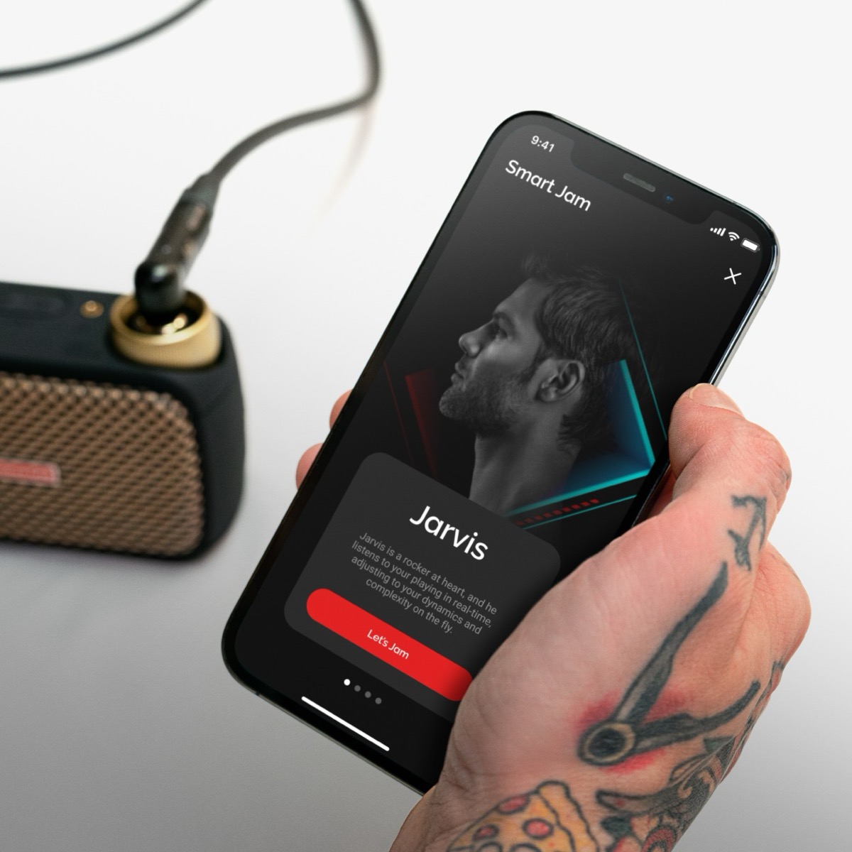 Positive Grid Positive Grid Spark GO Ultra-portable Smart Guitar Amp, Bluetooth Speaker, Black - Guitars