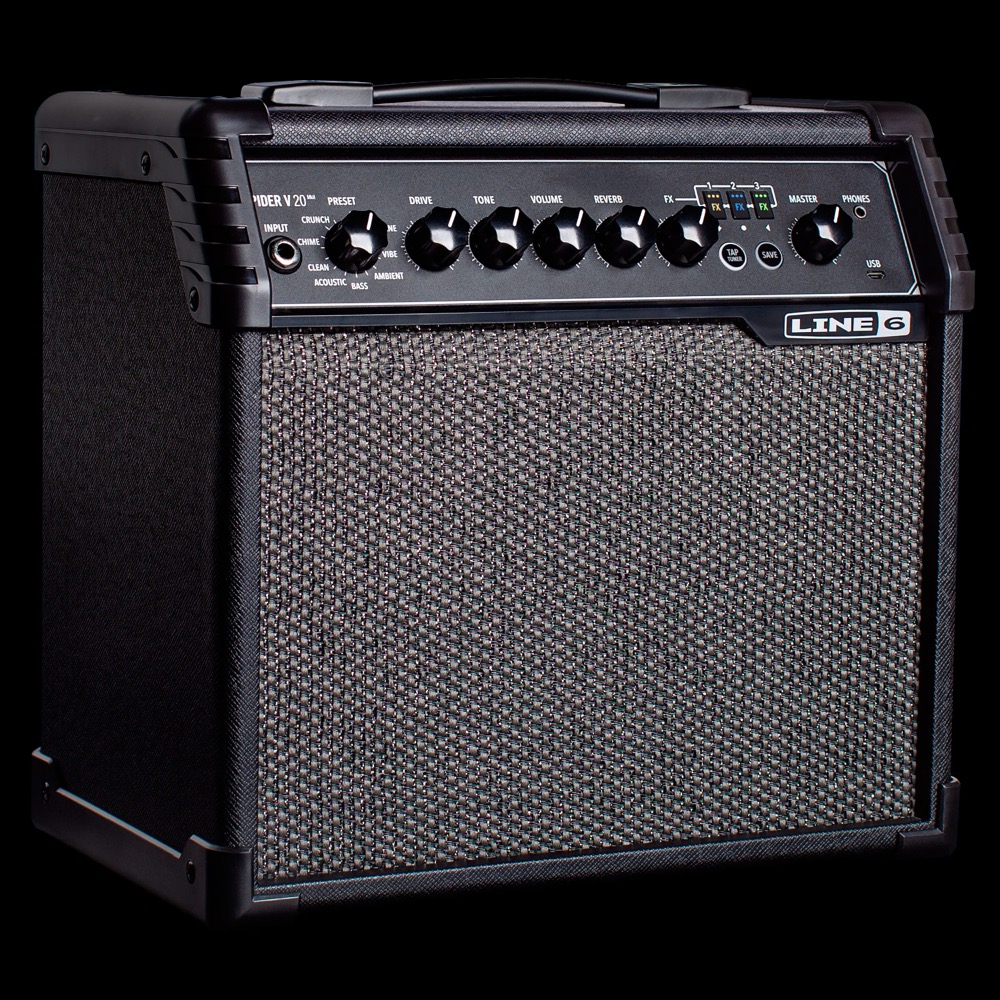 Line 6 Line 6 Spider V MkII 20W 1x8" Guitar/Bass Combo Amp - Guitars