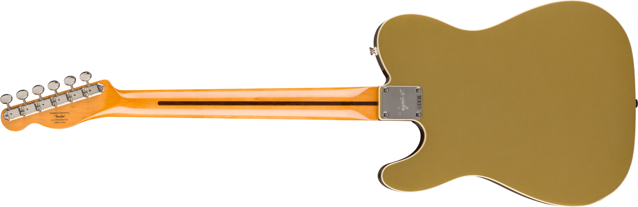 Squier Squier Classic Vibe Custom Telecaster SH With Bigsby, Aztec Gold - Guitars