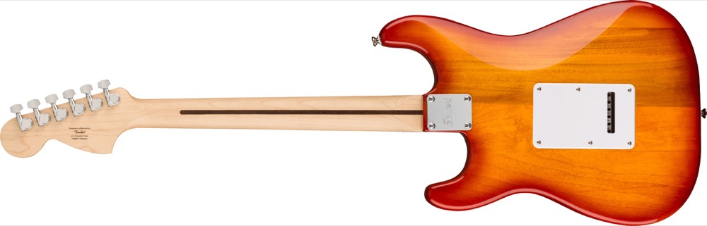 Squier Squier Affinity Strat HSS Flame Maple Top Sienna Sunburst - Guitars