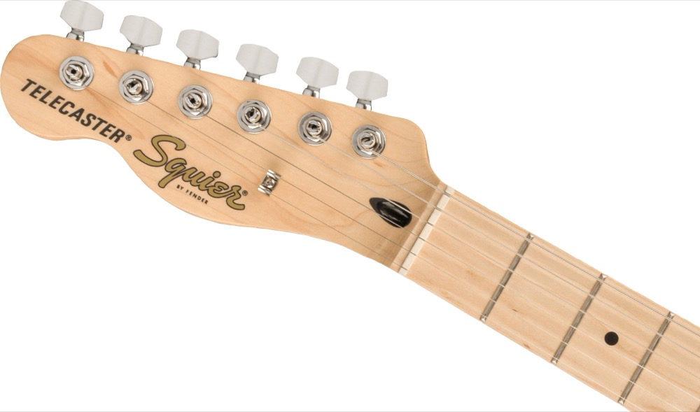 Squier Squier Affinity Tele Left Hand In Butterscotch Blonde - Guitars