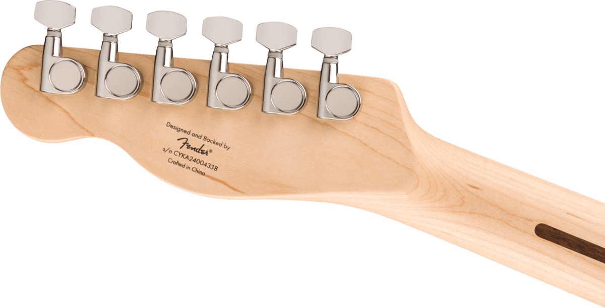 Squier Squier Affinity Tele Flame Maple Top SH, Mocha - Guitars