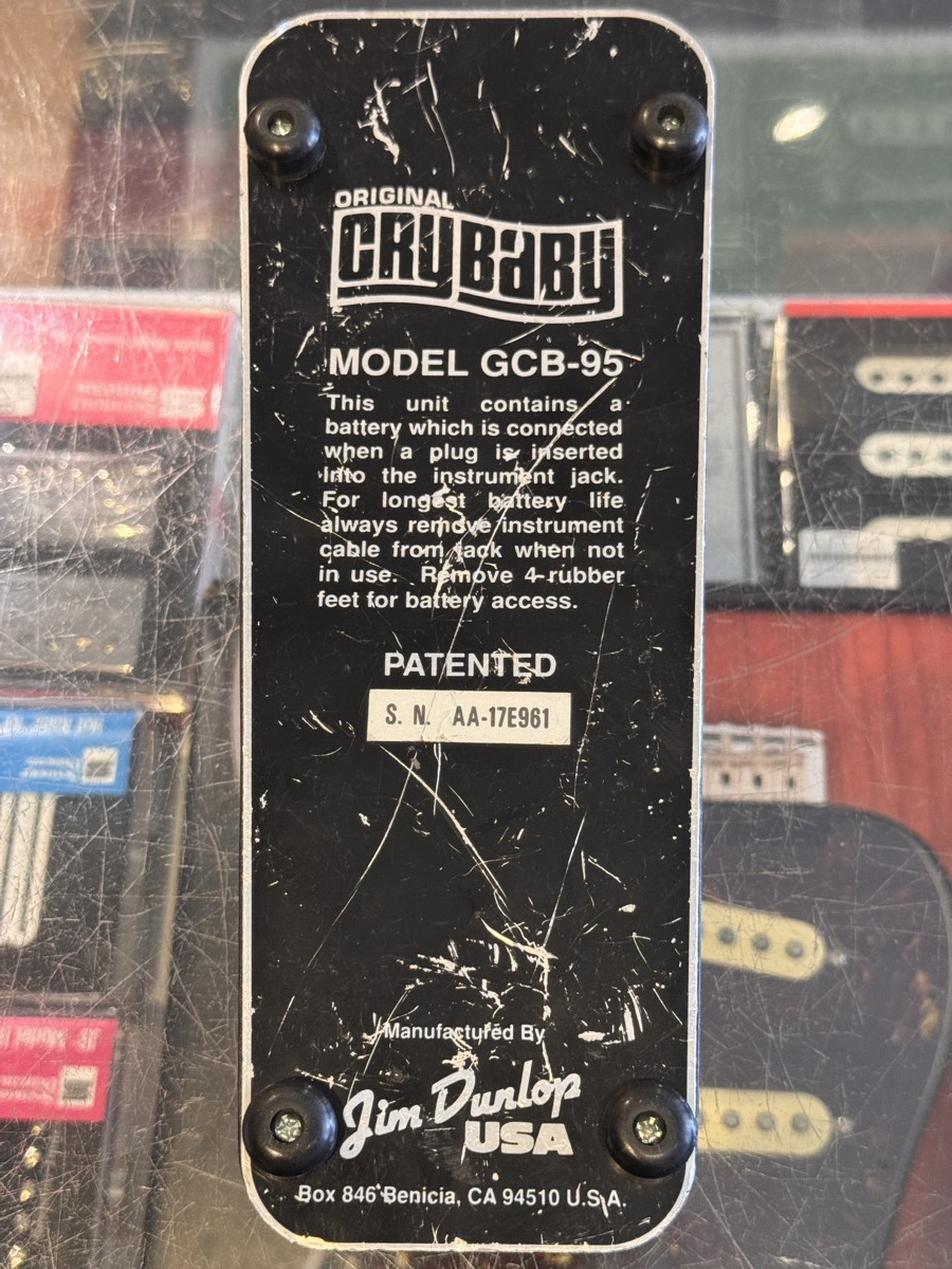 Dunlop USED Dunlop GCB-95 Crybaby Wah Pedal - Used