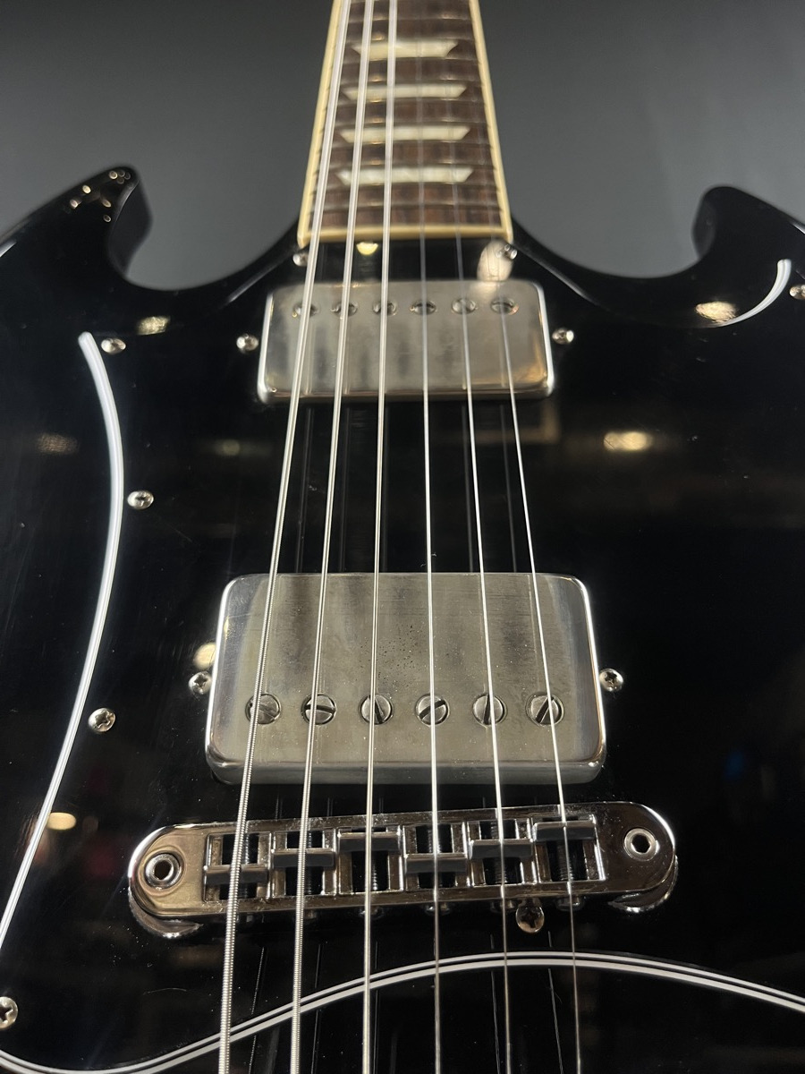 Gibson USED Gibson 2022 SG Standard Ebony w/Bare Knuckle & Orig Bag - Used