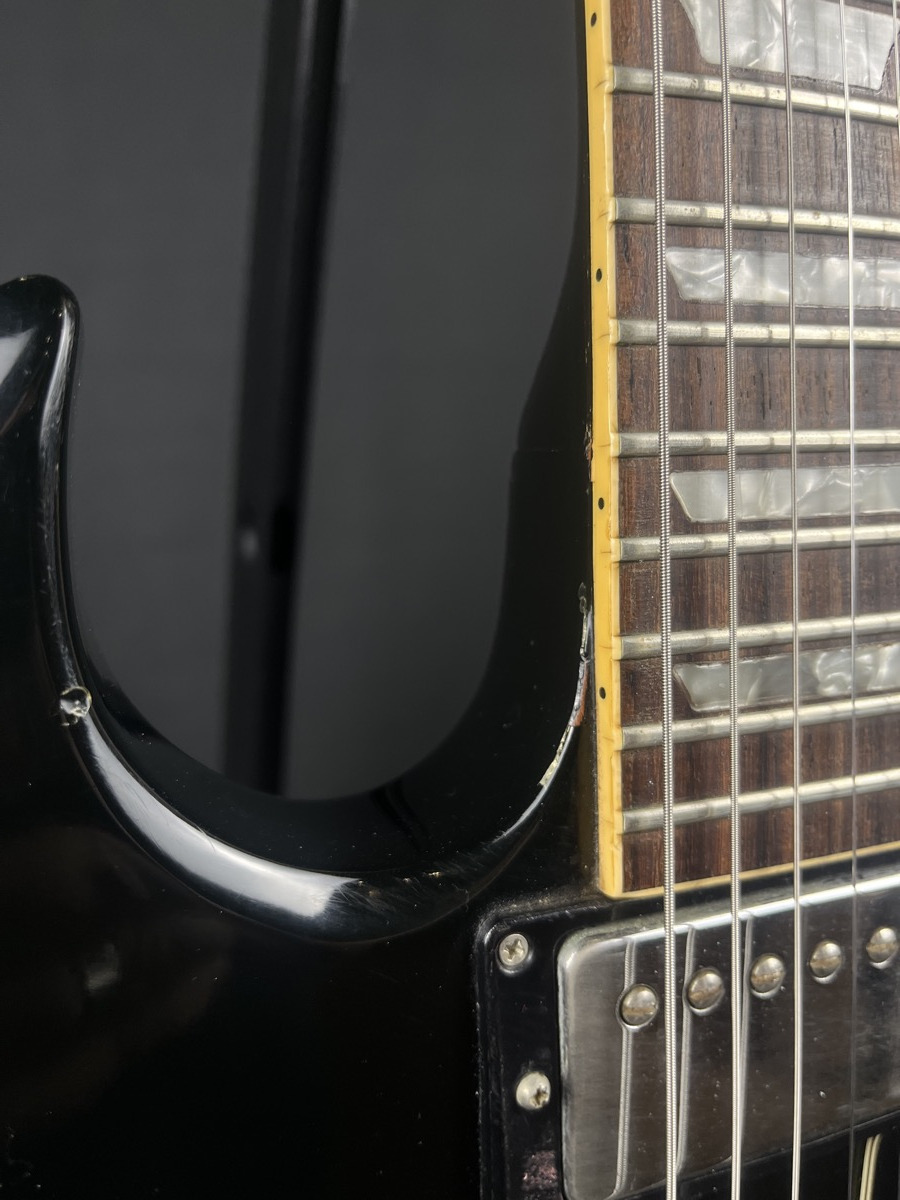 Gibson USED Gibson 1986 SG Standard w/Tim Shaw Humbuckers Ebony w/Case - Used