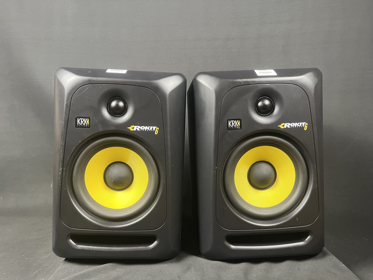 USED KRK Rokit RP6 Studio Monitors PAIR